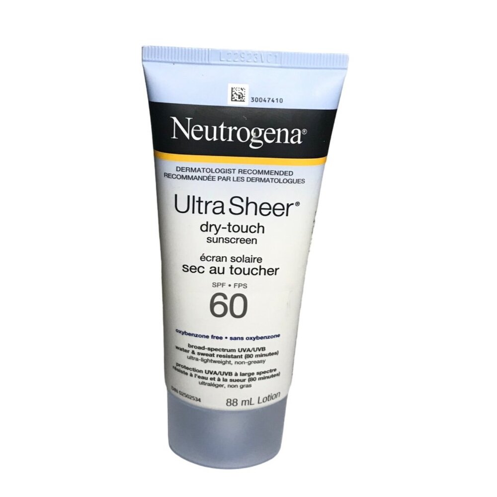 Neutrogena Sunscreen Ultra Sheer Dry Touch Sunscreen SPF 60 Broad Spectrum